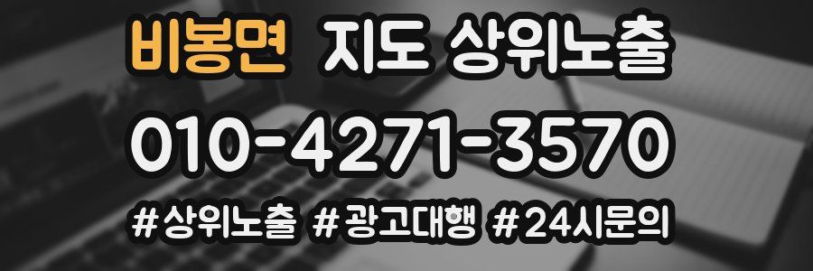 비봉면 지도 상위 노출