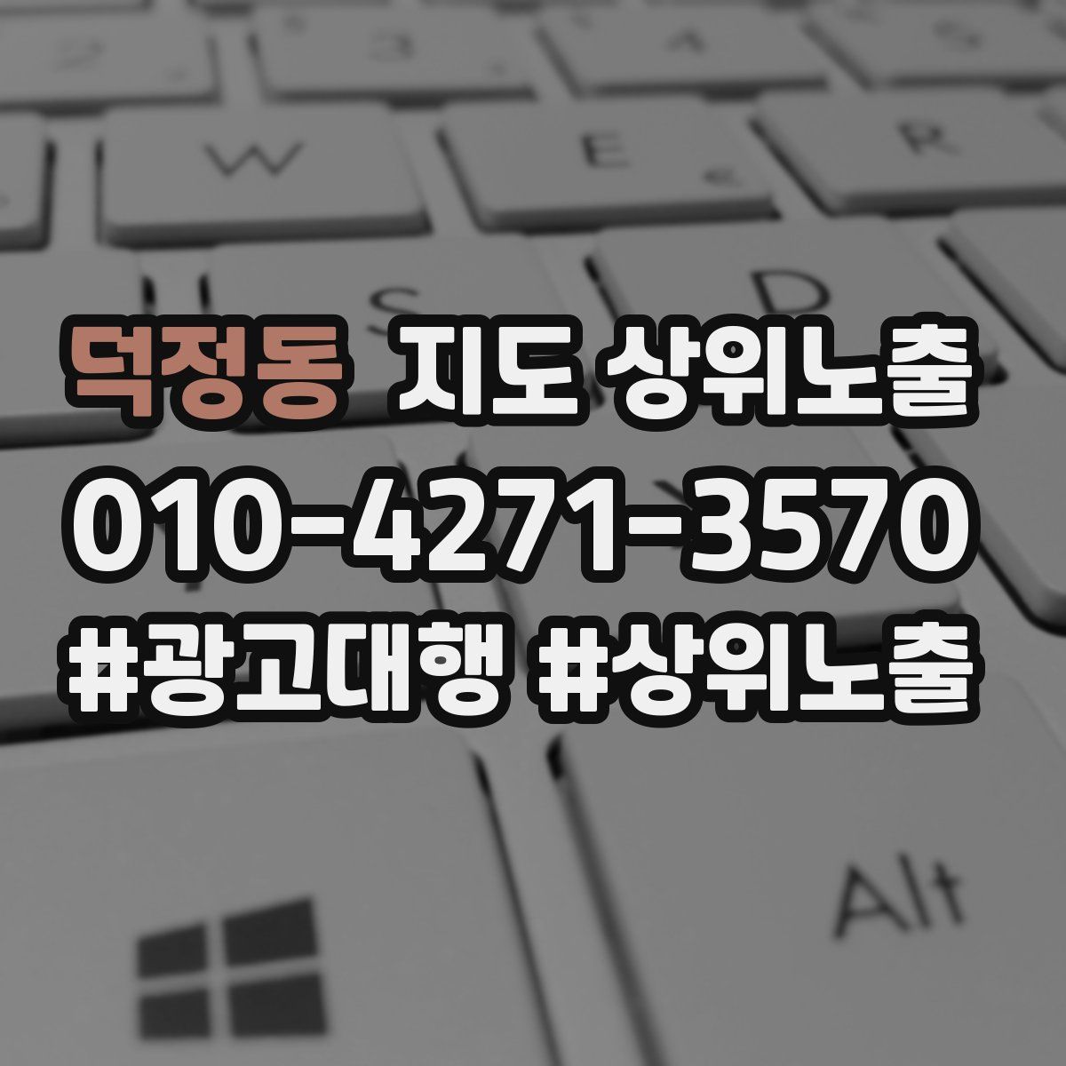 덕정동 지도 상위 노출
