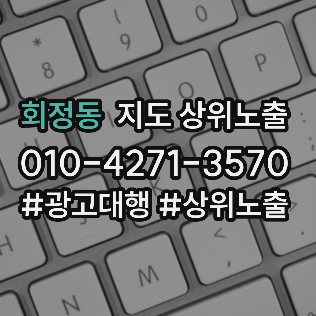 회정동 지도 상위 노출
