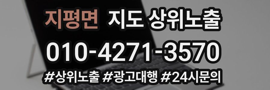 지평면 지도 상위 노출