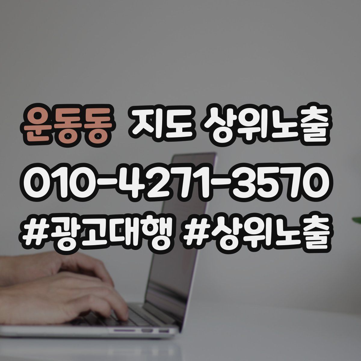 운동동 지도 상위 노출