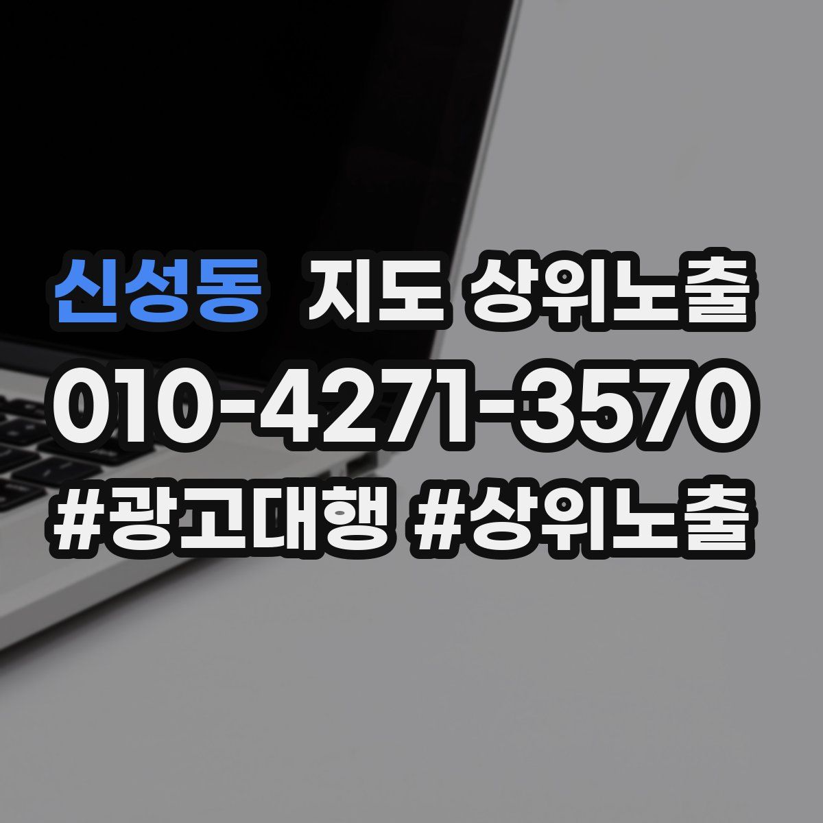 신성동 지도 상위 노출