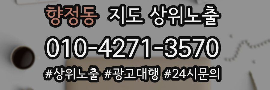 향정동 지도 상위 노출
