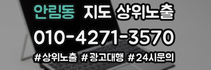 안림동 지도 상위 노출