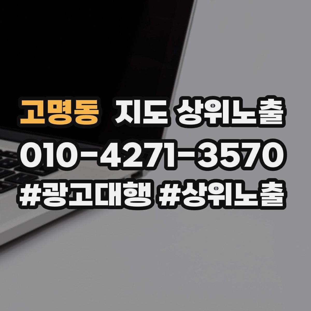 고명동 지도 상위 노출