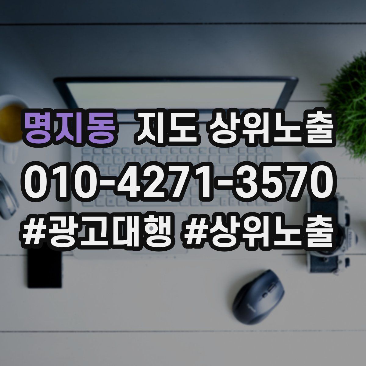 명지동 지도 상위 노출