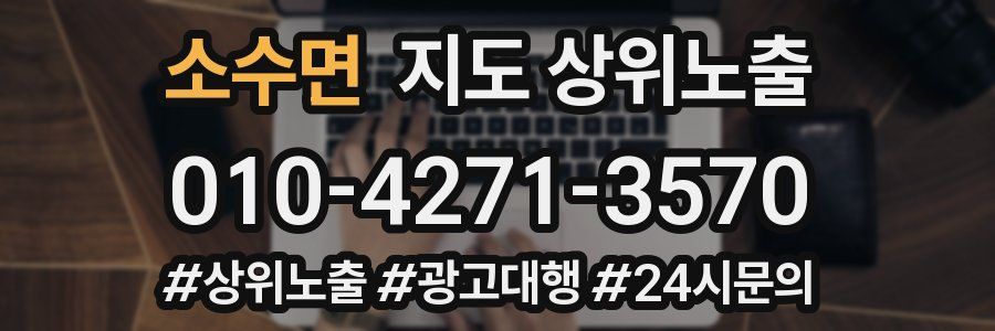 소수면 지도 상위 노출