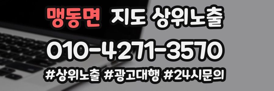 맹동면 지도 상위 노출