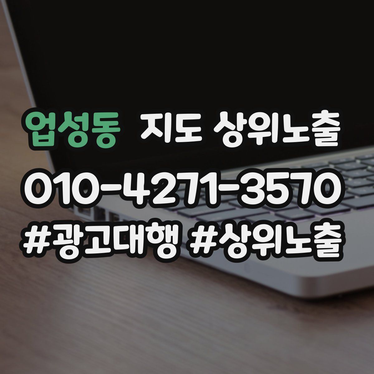 업성동 지도 상위 노출