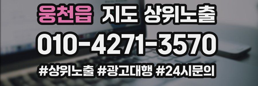 웅천읍 지도 상위 노출