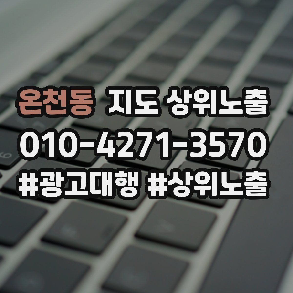 온천동 지도 상위 노출