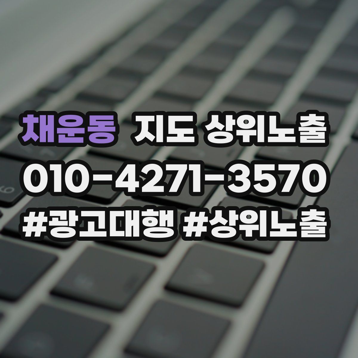 채운동 지도 상위 노출