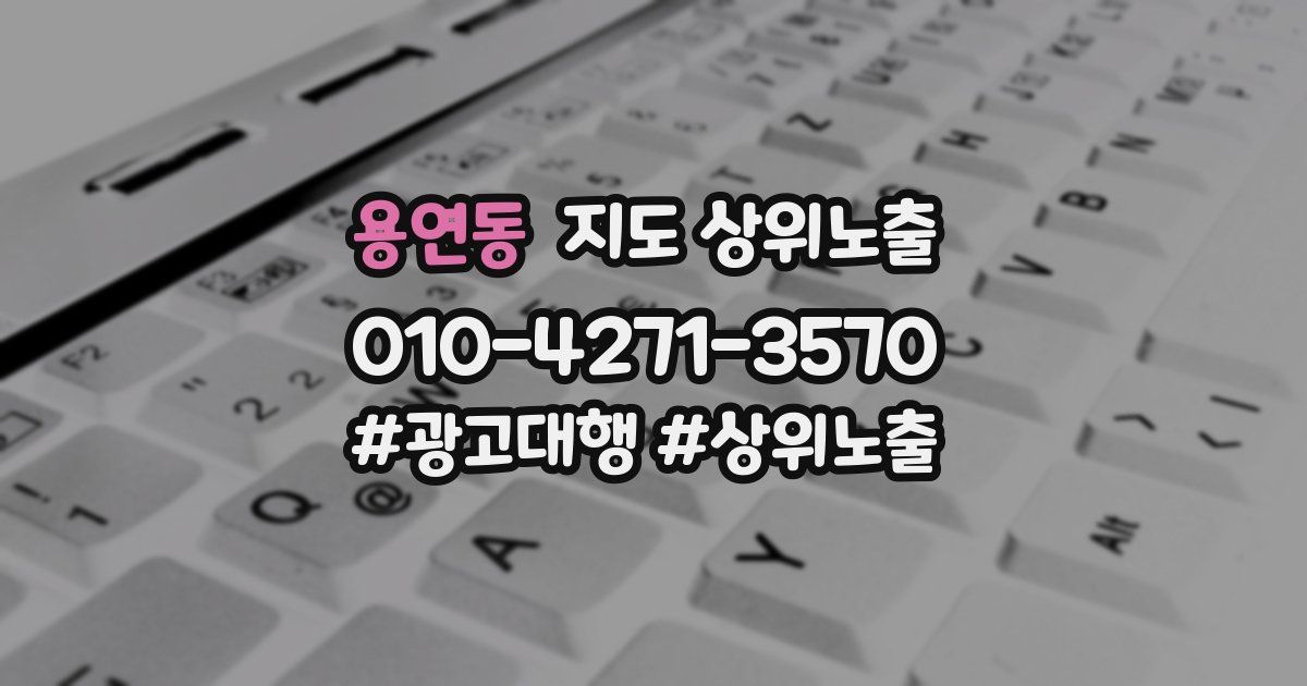 용연동 지도 상위 노출