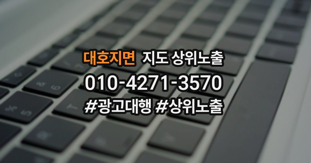 대호지면 지도 상위 노출