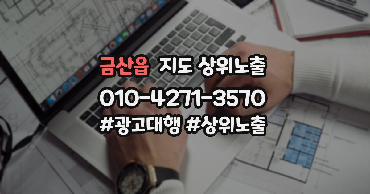 금산읍 지도 상위 노출
