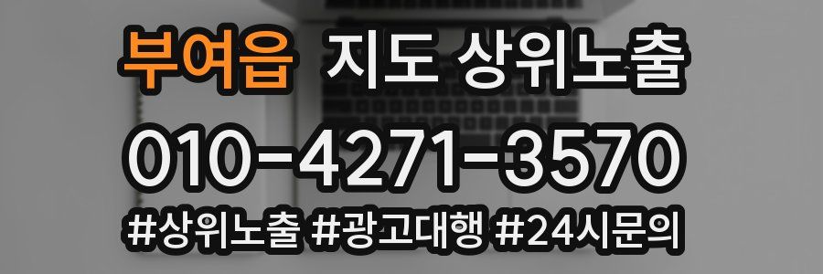 부여읍 지도 상위 노출