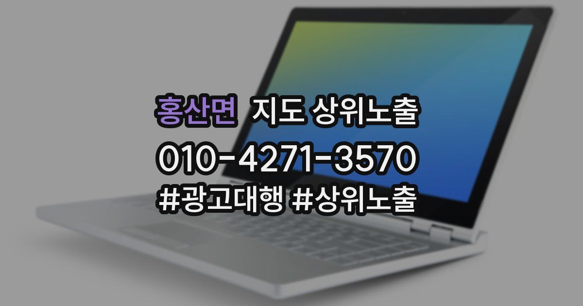 홍산면 지도 상위 노출