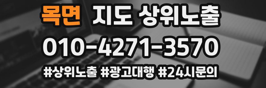 목면 지도 상위 노출