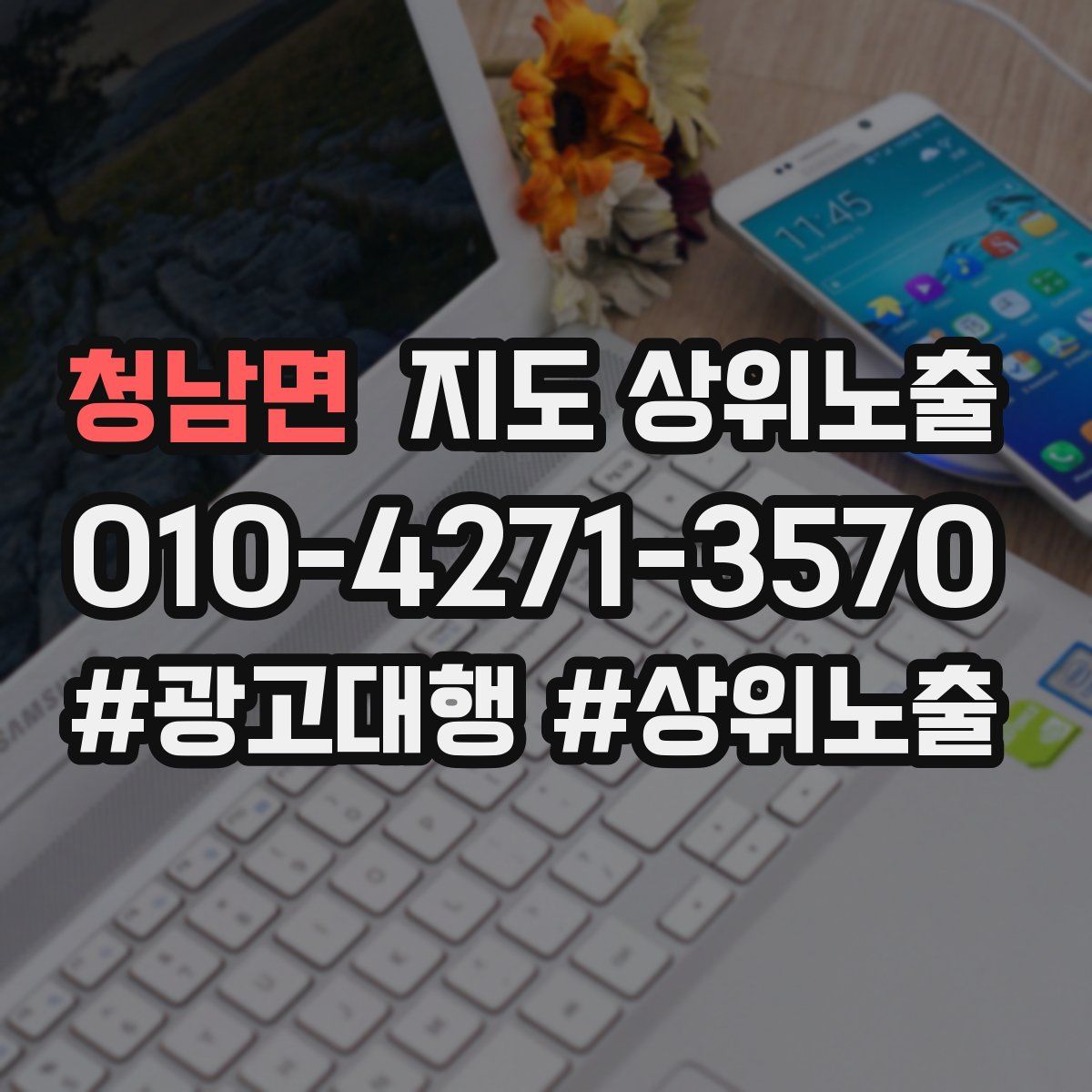 청남면 지도 상위 노출