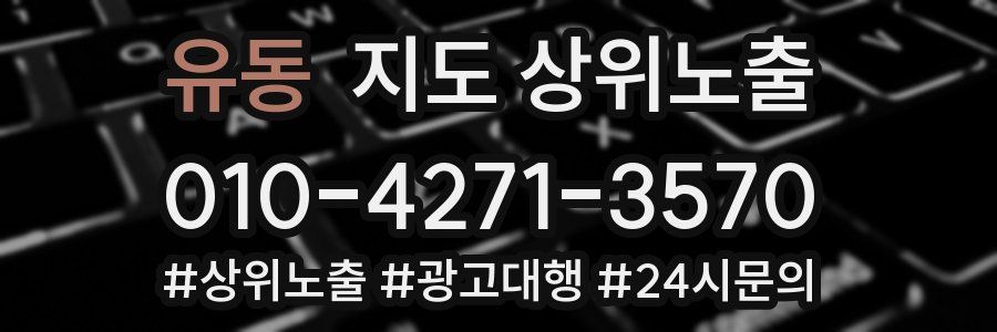 유동 지도 상위 노출