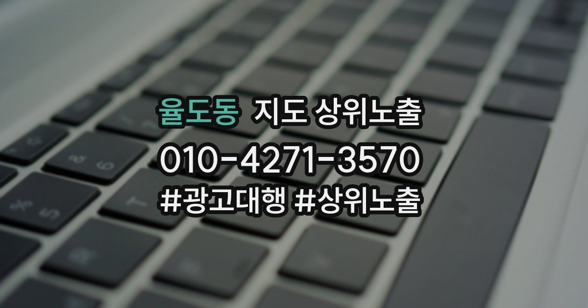 율도동 지도 상위 노출