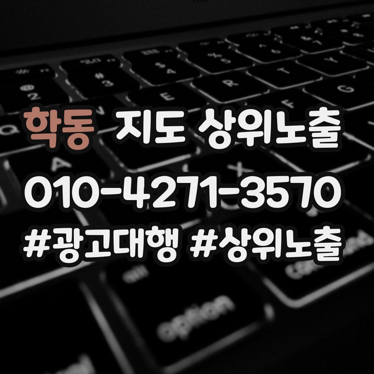 학동 지도 상위 노출