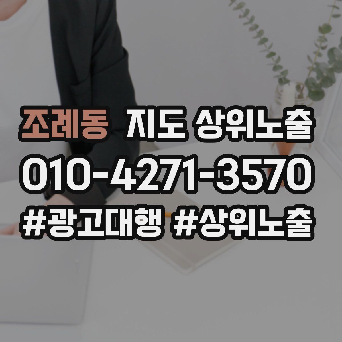 조례동 지도 상위 노출