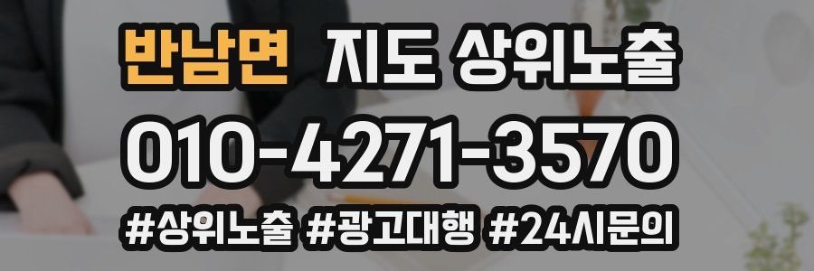 반남면 지도 상위 노출