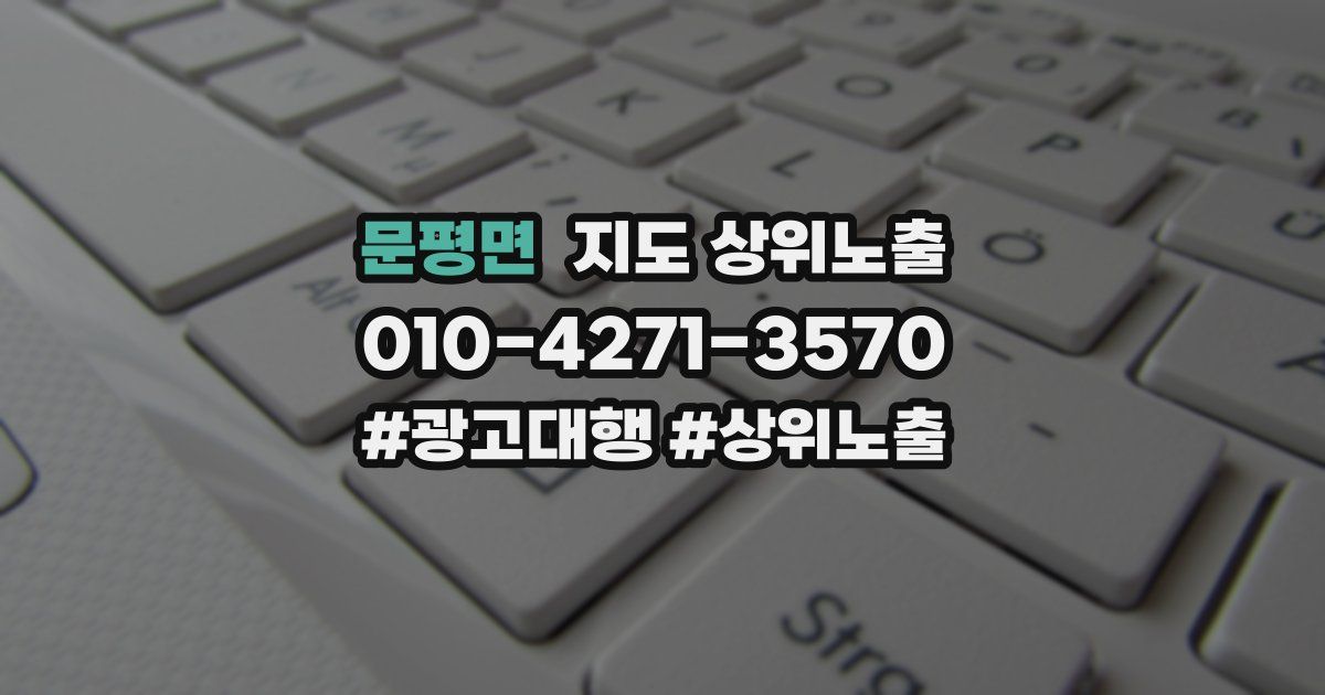 문평면 지도 상위 노출