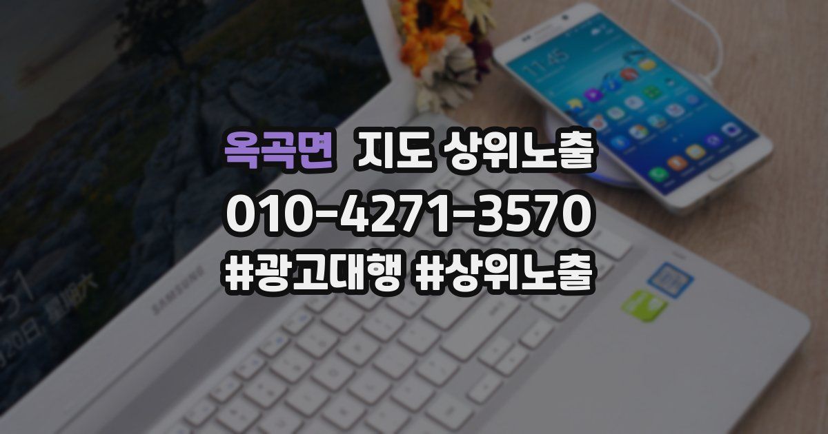 옥곡면 지도 상위 노출