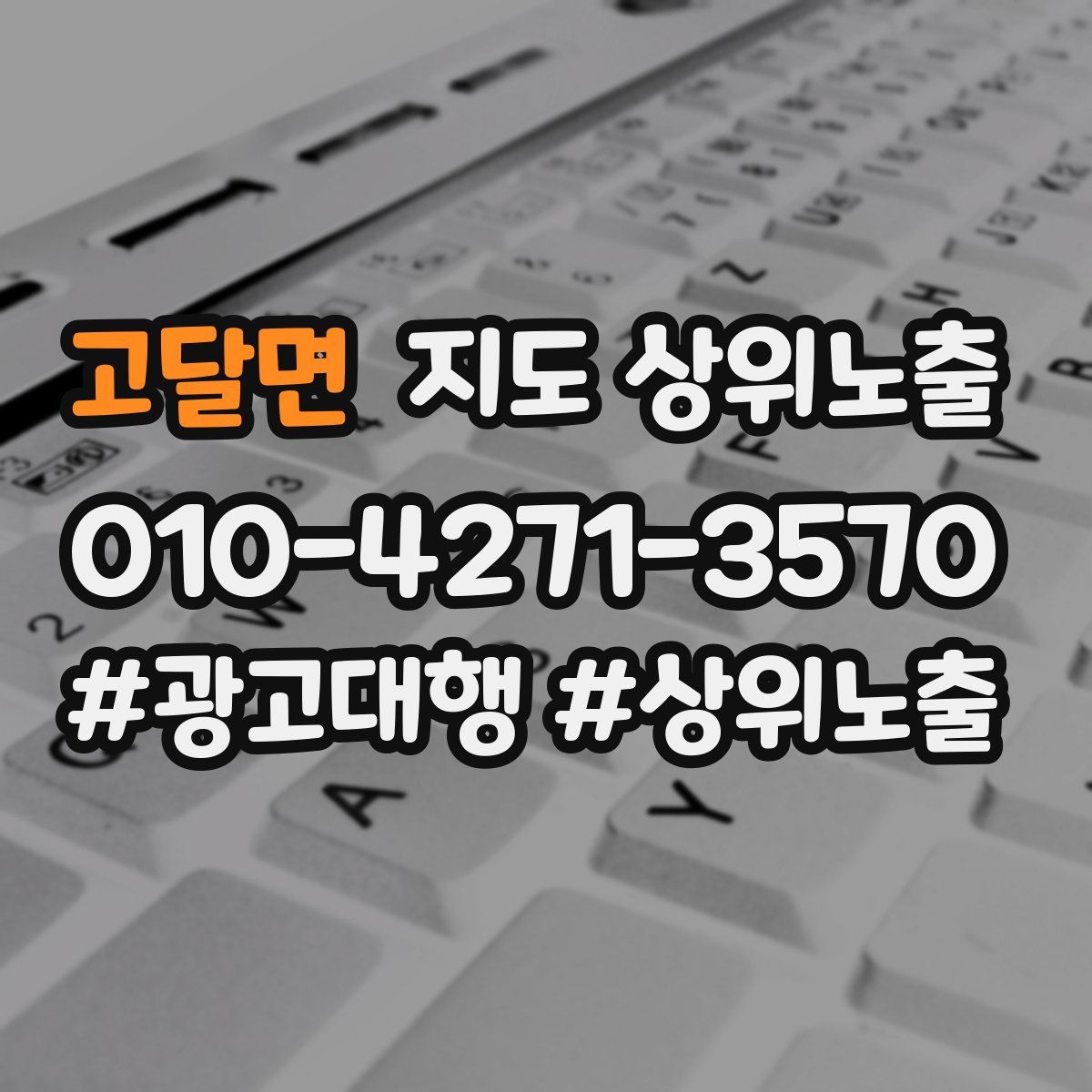 고달면 지도 상위 노출