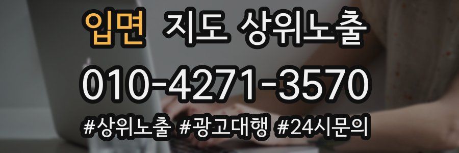 입면 지도 상위 노출
