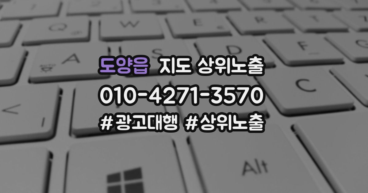 도양읍 지도 상위 노출