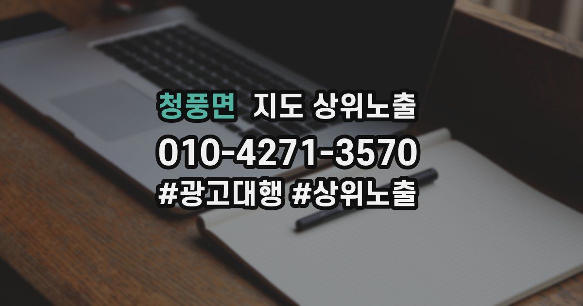 청풍면 지도 상위 노출