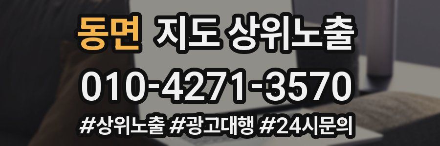 동면 지도 상위 노출