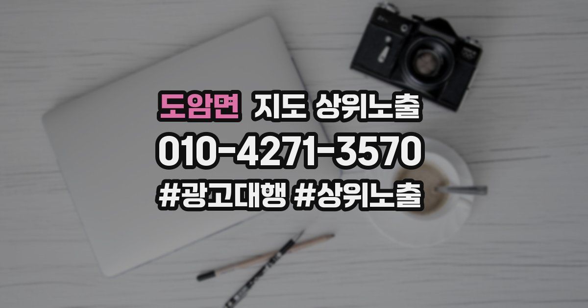 도암면 지도 상위 노출
