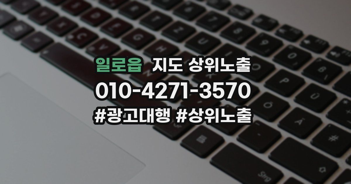일로읍 지도 상위 노출