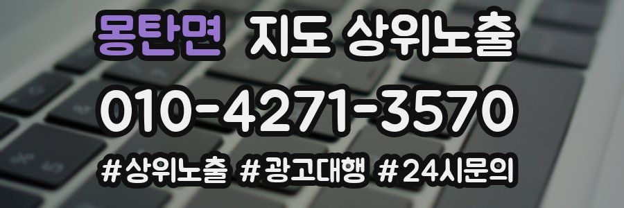 몽탄면 지도 상위 노출