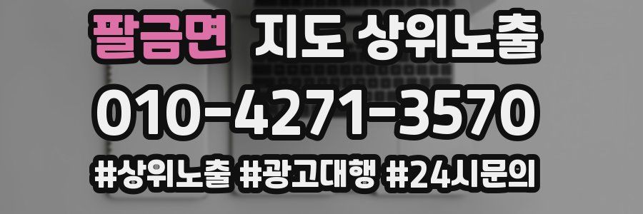 팔금면 지도 상위 노출