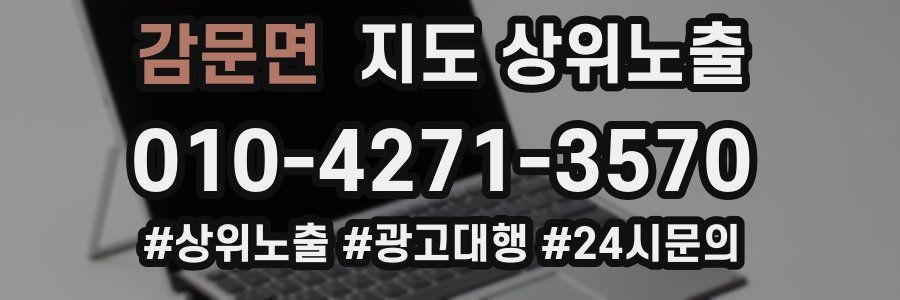감문면 지도 상위 노출