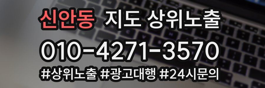 신안동 지도 상위 노출