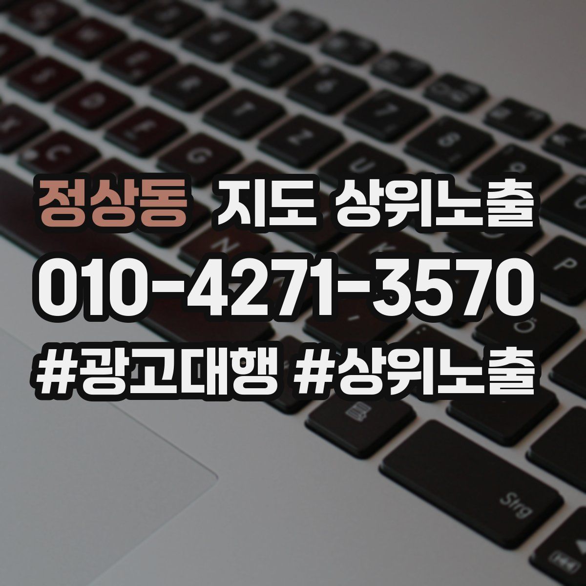 정상동 지도 상위 노출