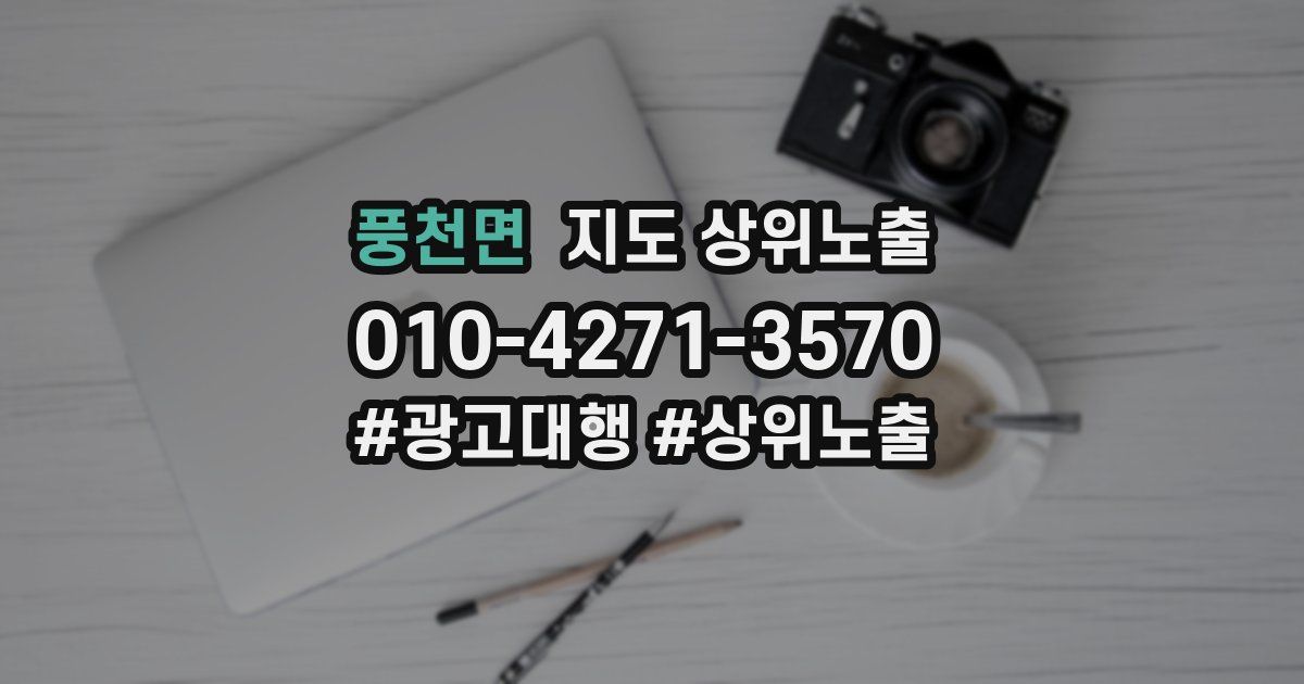 풍천면 지도 상위 노출