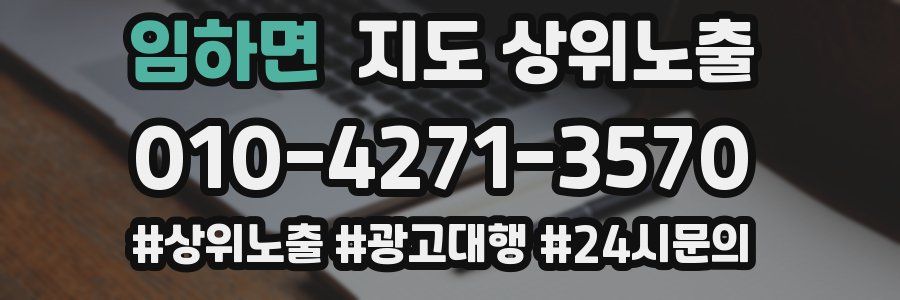 임하면 지도 상위 노출