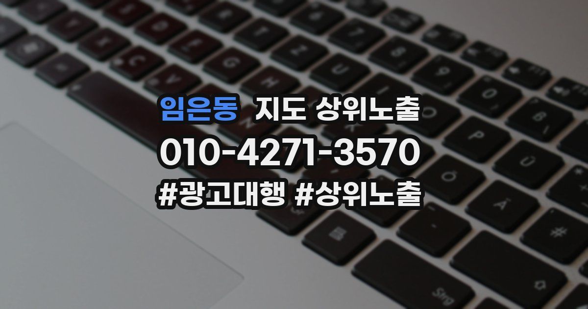 임은동 지도 상위 노출