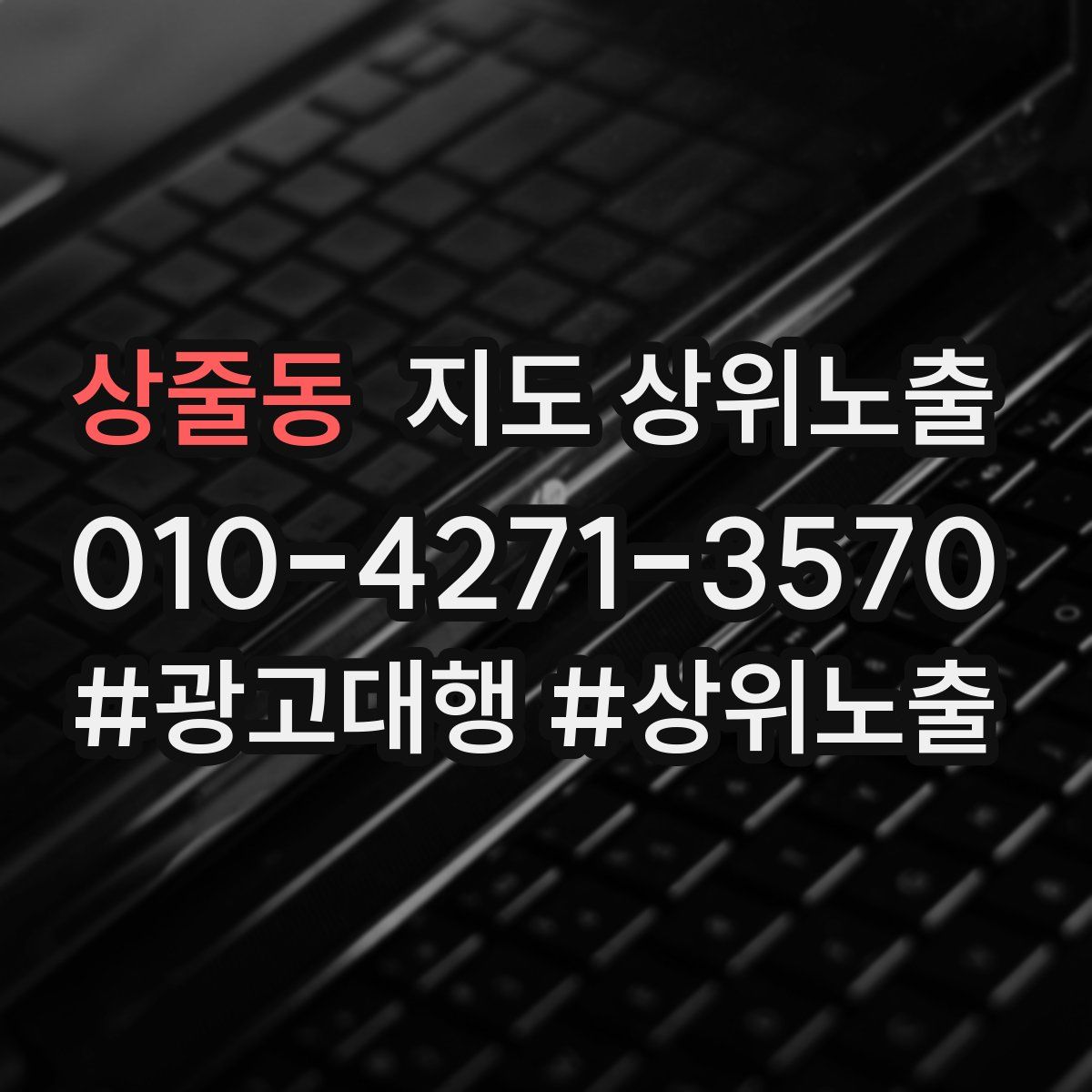 상줄동 지도 상위 노출