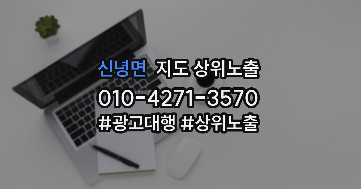 신녕면 지도 상위 노출