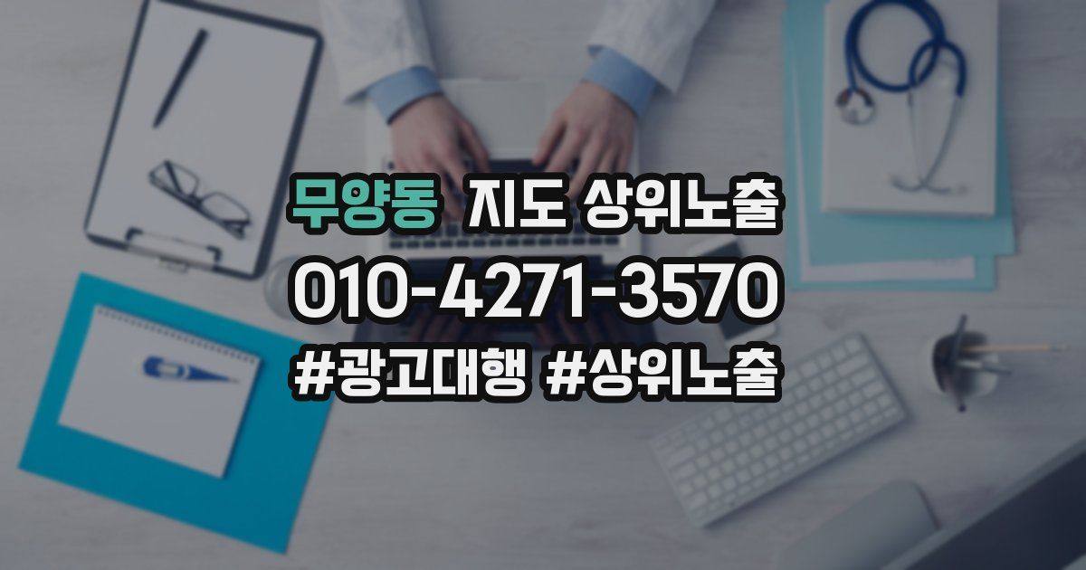 무양동 지도 상위 노출
