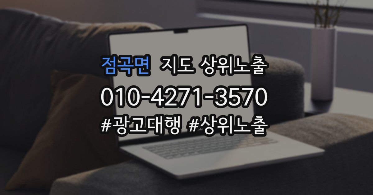 점곡면 지도 상위 노출
