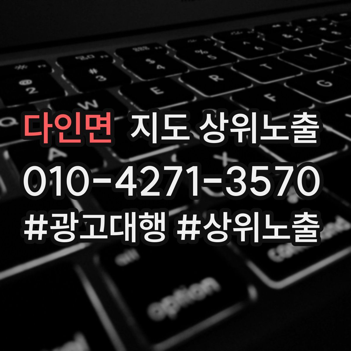 다인면 지도 상위 노출